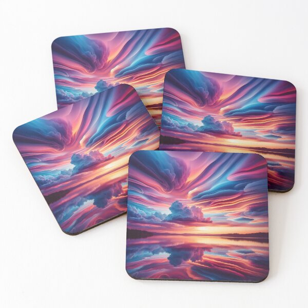 Item preview, Wavy Colourful Sky designed and sold by DeeCeeFashion.