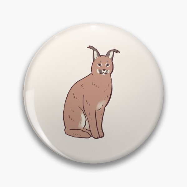 Item preview, Cute Caracal illustration  designed and sold by Mayarart.