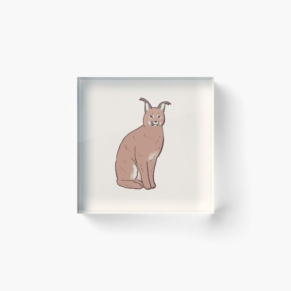 Item preview, Cute Caracal illustration  designed and sold by Mayarart.