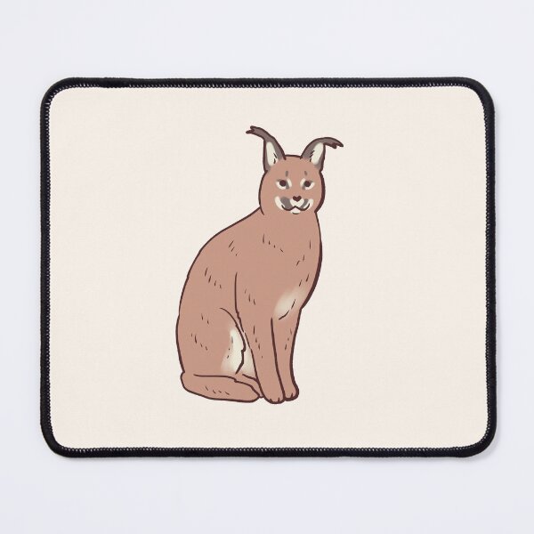 Item preview, Cute Caracal illustration designed and sold by Mayarart.