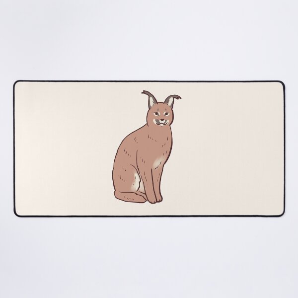 Item preview, Cute Caracal illustration designed and sold by Mayarart.