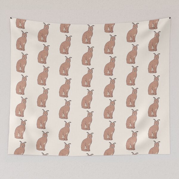 Item preview, Cute Caracal illustration  designed and sold by Mayarart.