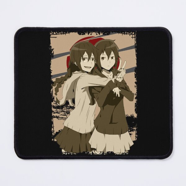 Item preview, Kururi and Mairu Durarara Retro Landscape Design designed and sold by Wafusaurus.