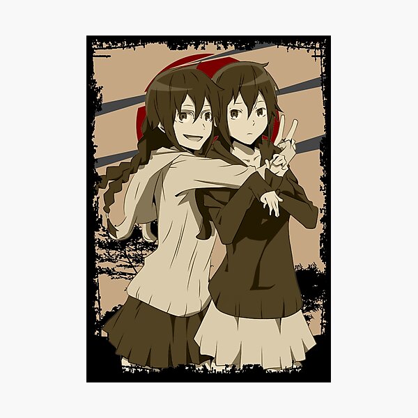 Aperçu de l'œuvre Kururi et Mairu Durarara Aménagement paysager rétro créée et vendue par Wafusaurus.