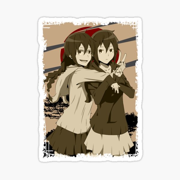 Item preview, Kururi et Mairu Durarara Aménagement paysager rétro designed and sold by Wafusaurus.