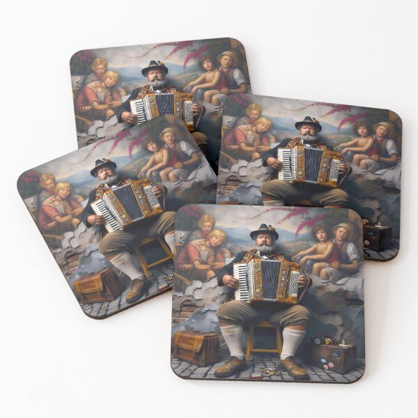 Item preview, Accordion player's audience designed and sold by Vibranta Studio.