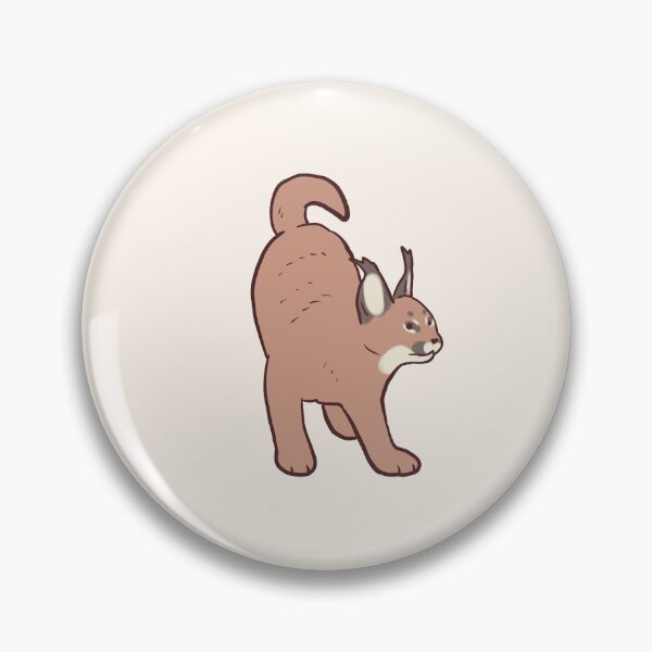 Item preview, Cute Caracal illustration  designed and sold by Mayarart.