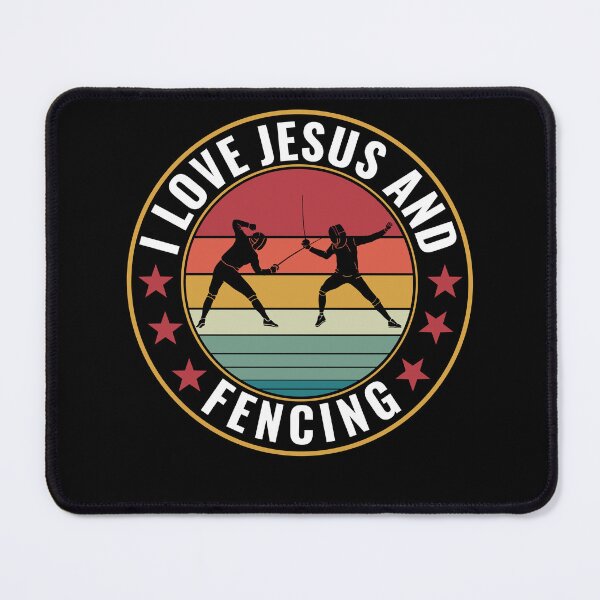 Item preview, I Love Jesus & Fencing Women Men designed and sold by BlueBerry-Pengu.
