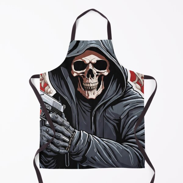 Item preview, Death with gun illustration/vector art designed and sold by Salimgor Hangaround Music.