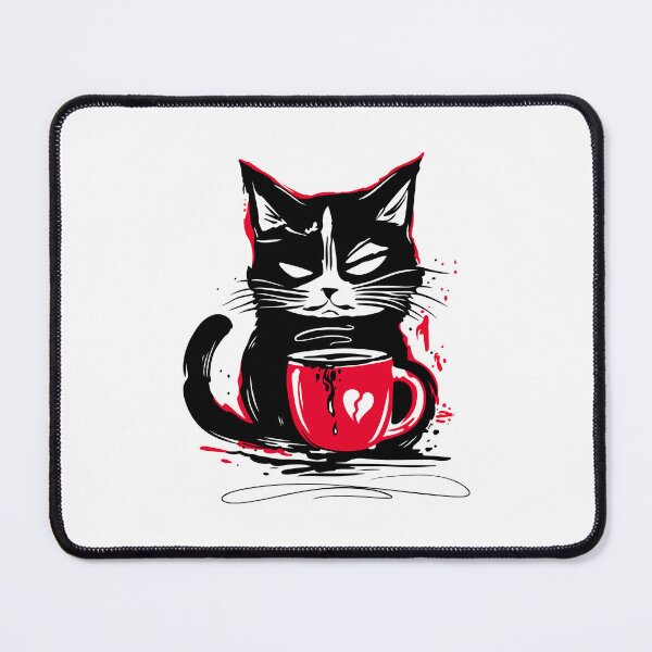 Item preview, Coffee Cat Morning Grouch Coffee Cat designed and sold by Christine Krahl.