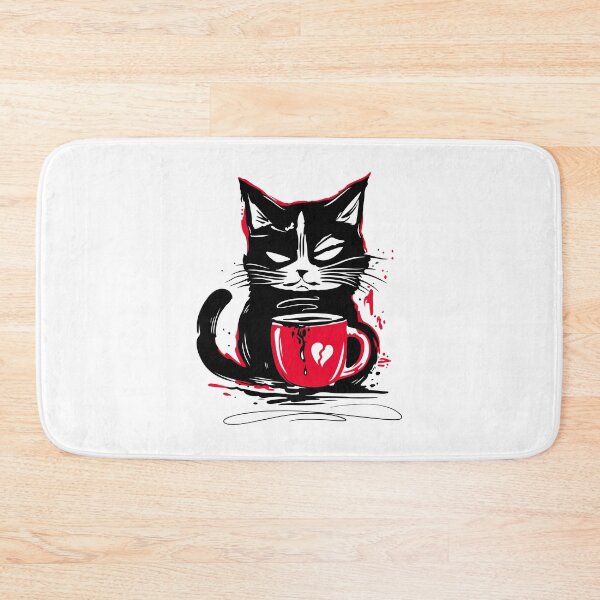 Item preview, Coffee Cat Morning Grouch Coffee Cat designed and sold by Christine Krahl.