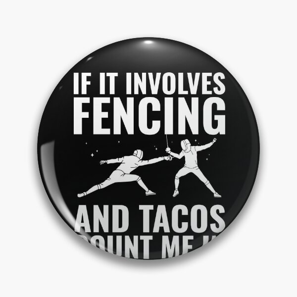 Item preview, Fencing and Tacos Fencer Funny Men Women designed and sold by BlueBerry-Pengu.