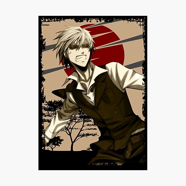 Aperçu de l'œuvre Shizuo Heiwajima Durarara Aménagement paysager rétro créée et vendue par Wafusaurus.