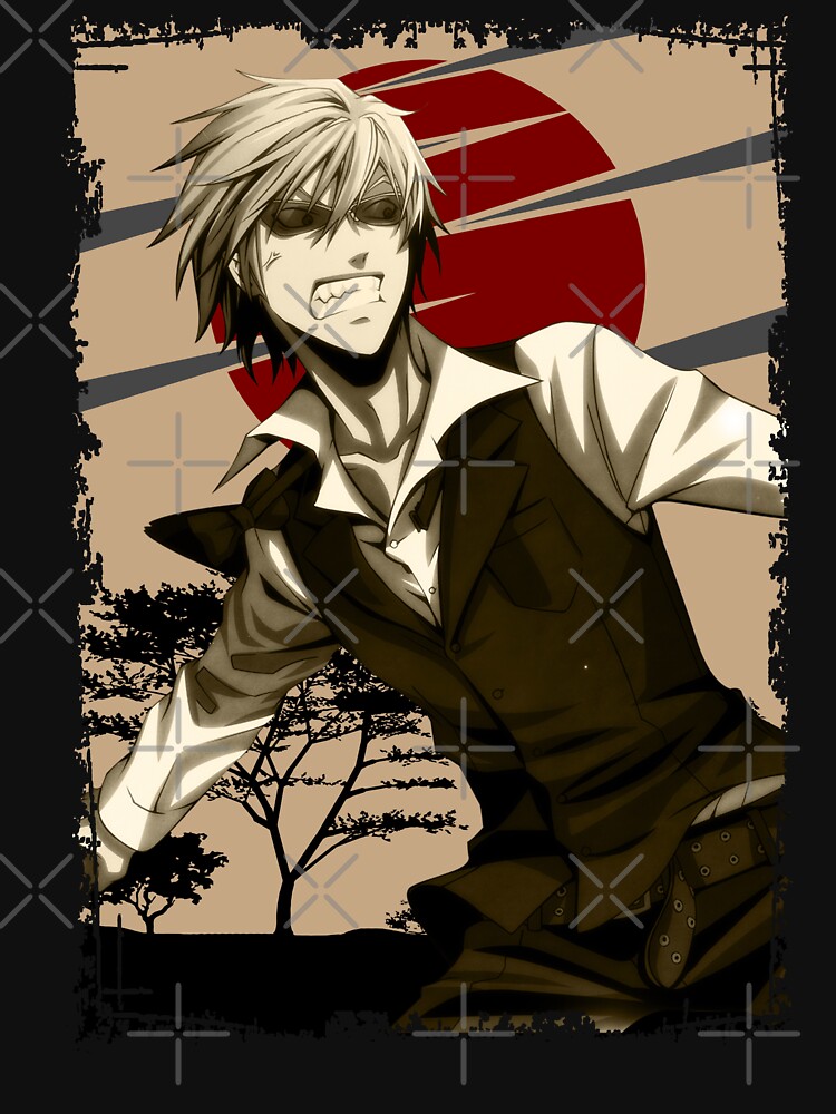Aperçu 7 sur 7. T-shirt classique avec l'œuvre Shizuo Heiwajima Durarara Aménagement paysager rétro créée et vendue par Wafusaurus.