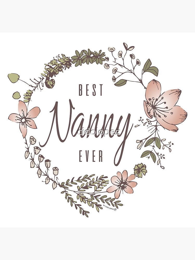 Worlds Best Nanny Apron, Worlds Best Nanny Gift, Gift for Nanny