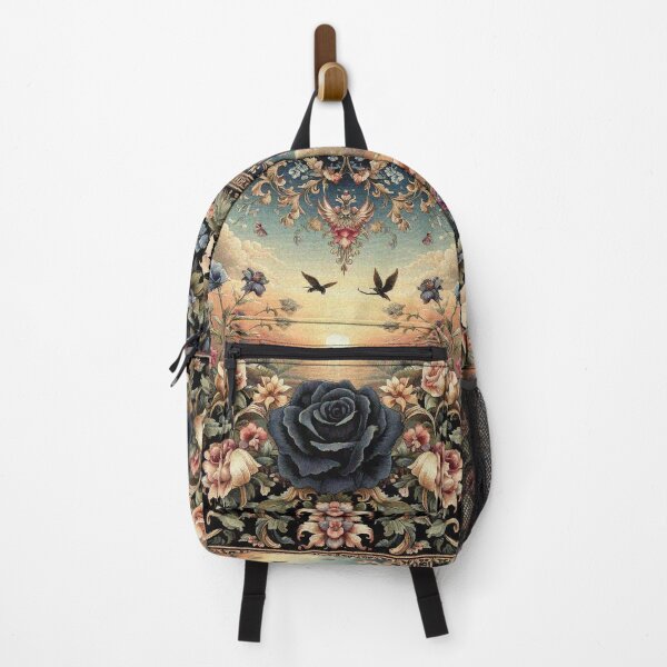 Item preview, The Dark Rose among the fields of Vibrant Roses designed and sold by Illuministique.