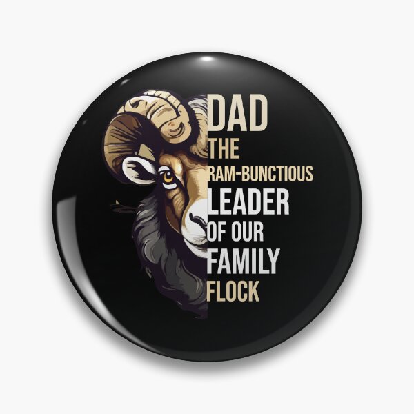 Item preview, Dad The Ram Bunctious Leader of Our Family Flock, Fathers Day 2024 designed and sold by Peculiarts.
