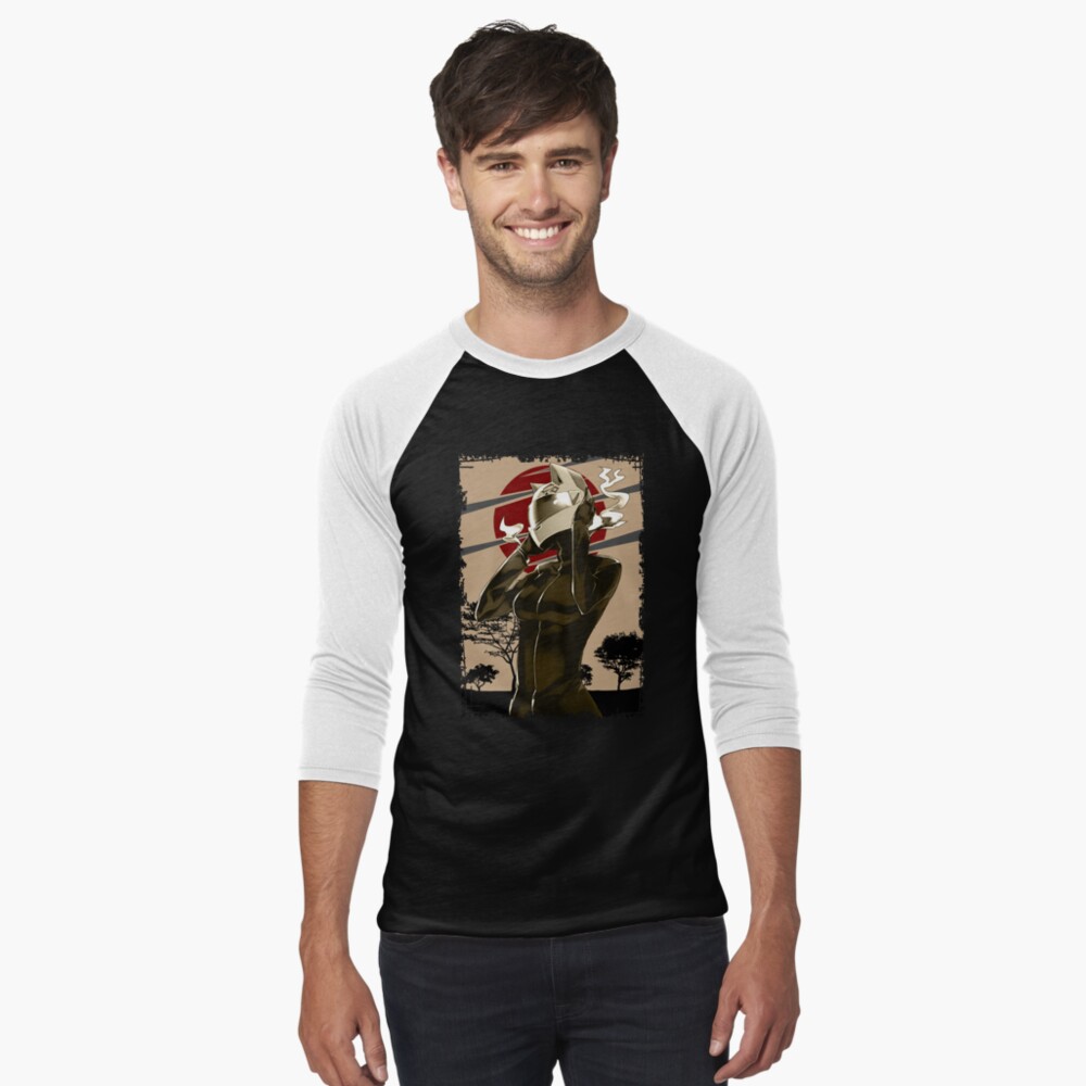 Aperçu de l'œuvre T-shirt baseball manches ¾ créée et vendue par Wafusaurus.