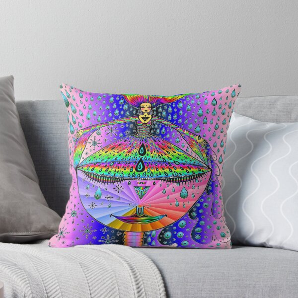 Alchemy of the Grail Throw Pillow