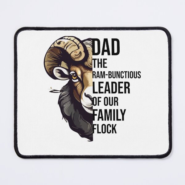 Item preview, Dad The Ram Bunctious Leader of Our Family Flock, Fathers Day 2024 designed and sold by Peculiarts.