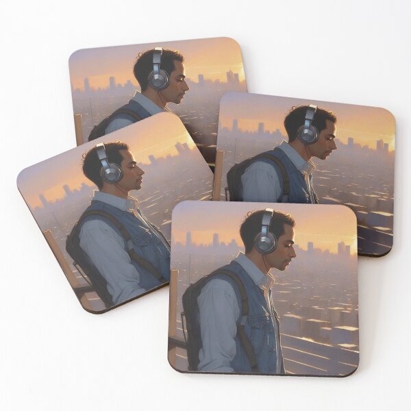 Item preview, A Man Listening To Music designed and sold by Lungu Cosmin.