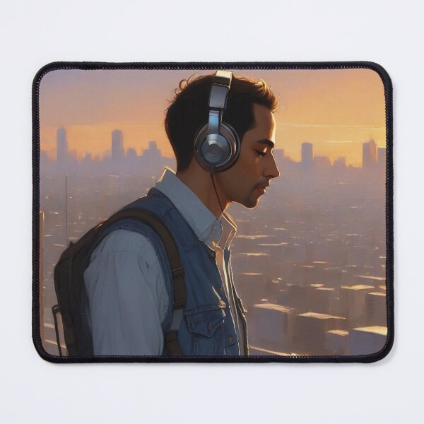 Item preview, A Man Listening To Music designed and sold by Lungu Cosmin.