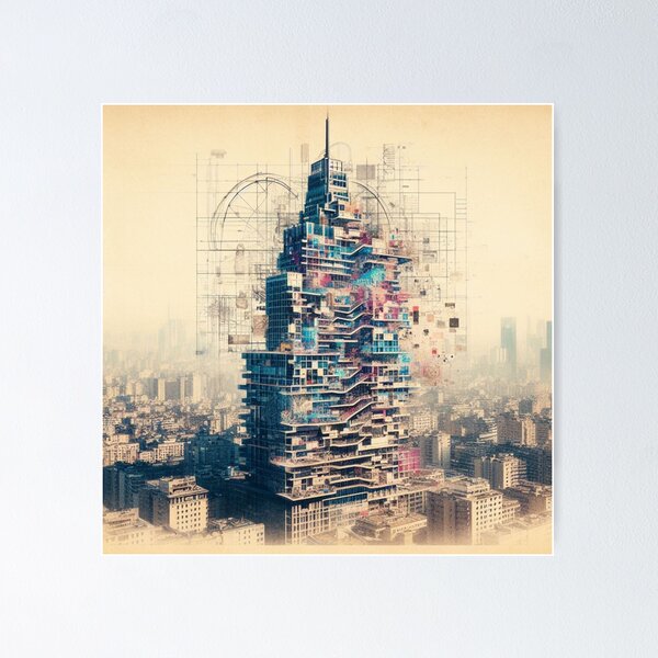 Item preview, Archigraph #12 - Architecture collage designed and sold by TheCollageWorld.
