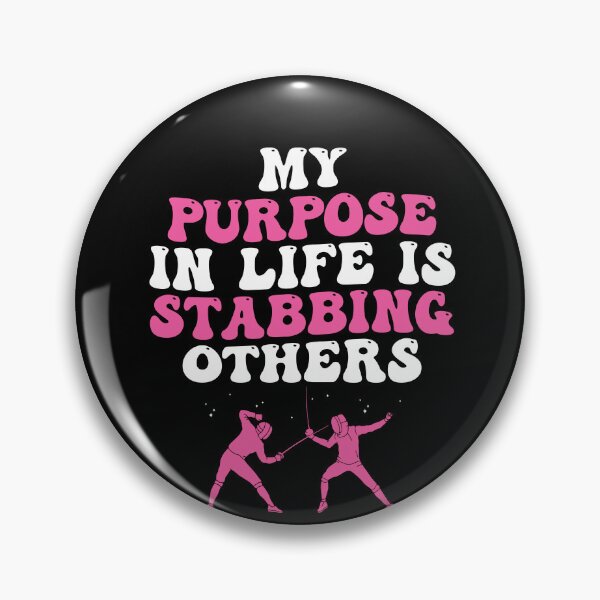 Item preview, Fencing is my Purpose in Life Funny Fencer Women designed and sold by BlueBerry-Pengu.