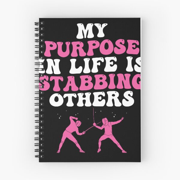 Item preview, Fencing is my Purpose in Life Funny Fencer Women designed and sold by BlueBerry-Pengu.