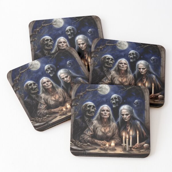Item preview, Old Witches Skull Moonlight designed and sold by Bunmigraphics .
