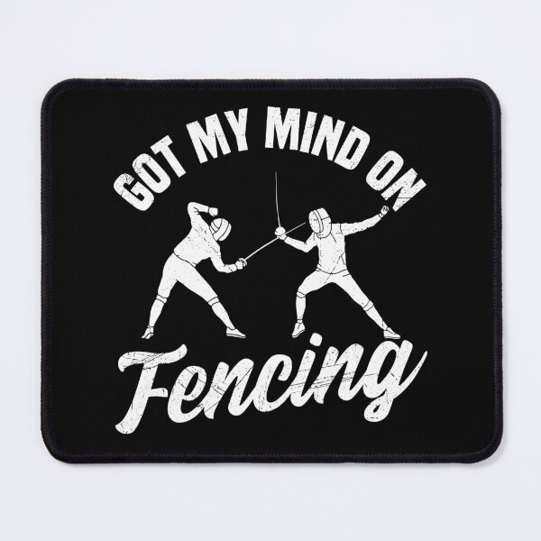 Item preview, Got my Mind on Fencing Men Fencer Funny designed and sold by BlueBerry-Pengu.