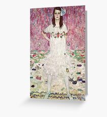 HD Mada Primavesi, or Girl In White, by Gustav Klimt 1912 HIGH DEFINITION Greeting Card