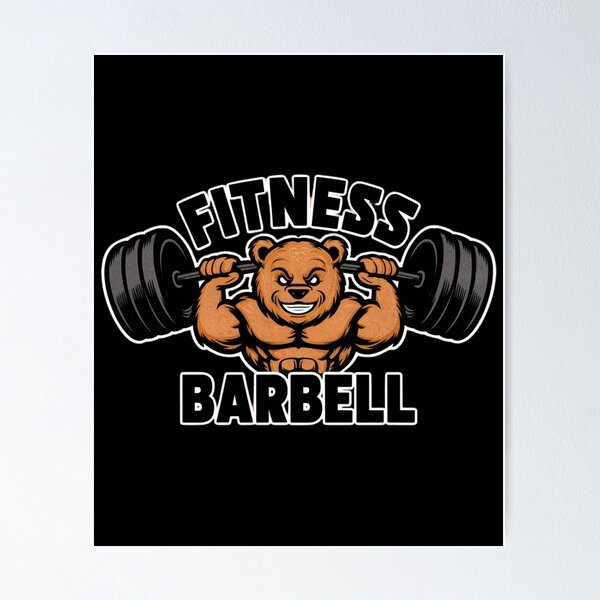 Item preview, Camiseta divertida Fitness Barbell designed and sold by urszulakier.