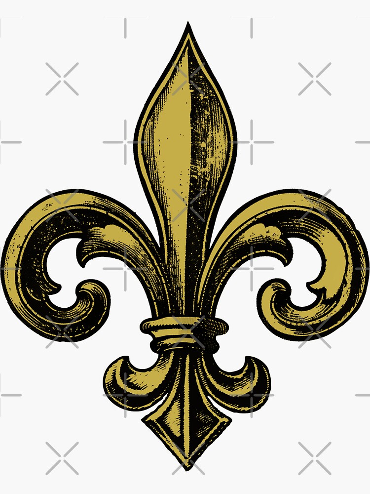 Embroidered Fleur-de-lys Iron-on Patch Badge Made In - Foto 5