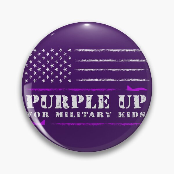 Item preview, Purple Up For Military Kids designed and sold by Wild-Co.