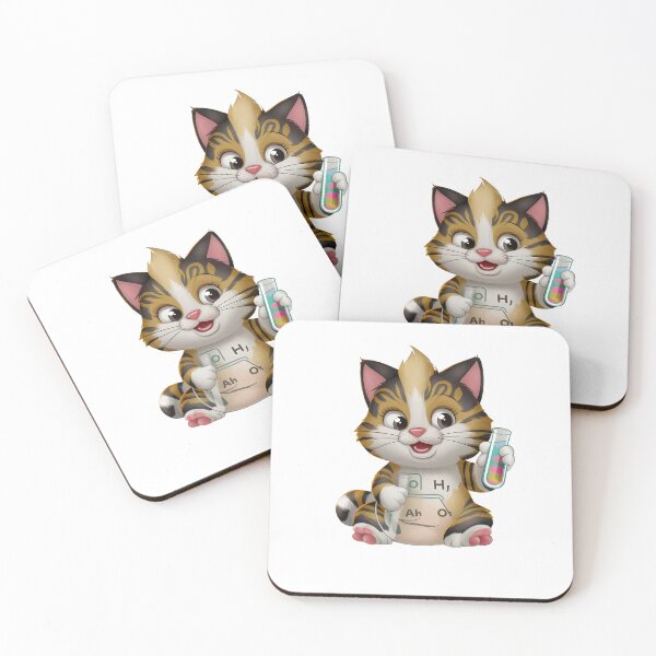 Item preview,  Whisker Wisdom: Chemistry Cat with Test Tube Artwork designed and sold by Sjshaggy.