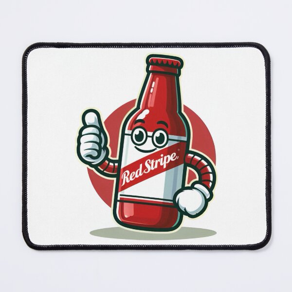 Item preview, Red Stripe Stubby Bottle designed and sold by Matthew’s Tee Shop.