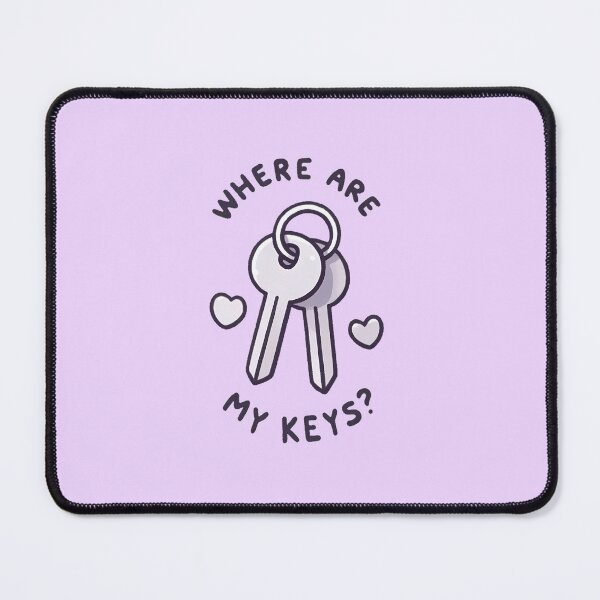 Item preview, Where Are My Keys? - Quirky Keyring Gift designed and sold by UmbrellaStudio1.