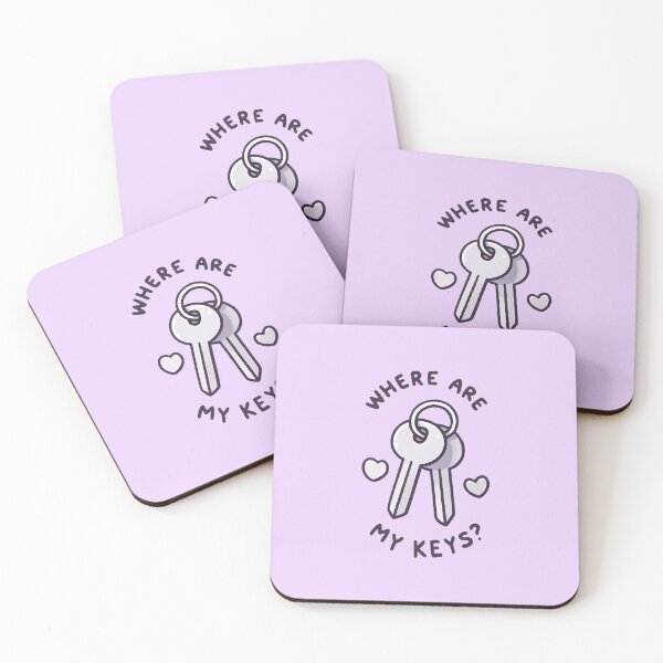 Item preview, Where Are My Keys? - Quirky Keyring Gift designed and sold by UmbrellaStudio1.