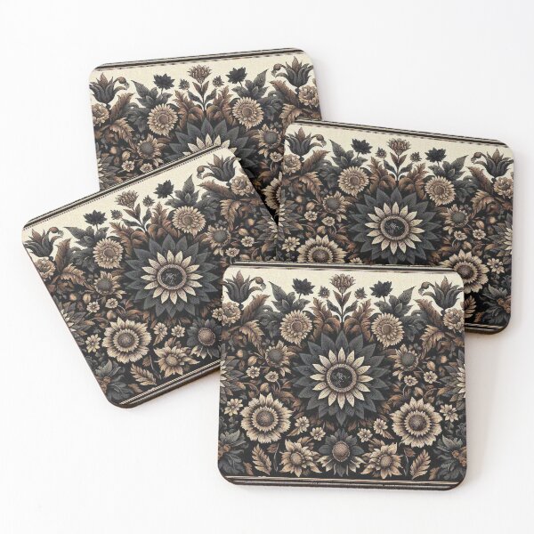 Item preview, Dark Summer SunFlower Garden designed and sold by Illuministique.