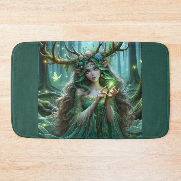 Item preview, Forest fairy with a deer antler designed and sold by AndreaMart.