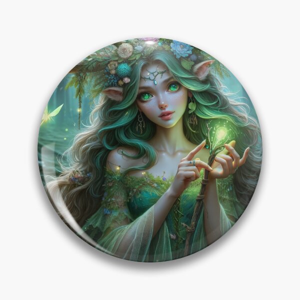 Item preview, Forest fairy with a deer antler designed and sold by AndreaMart.