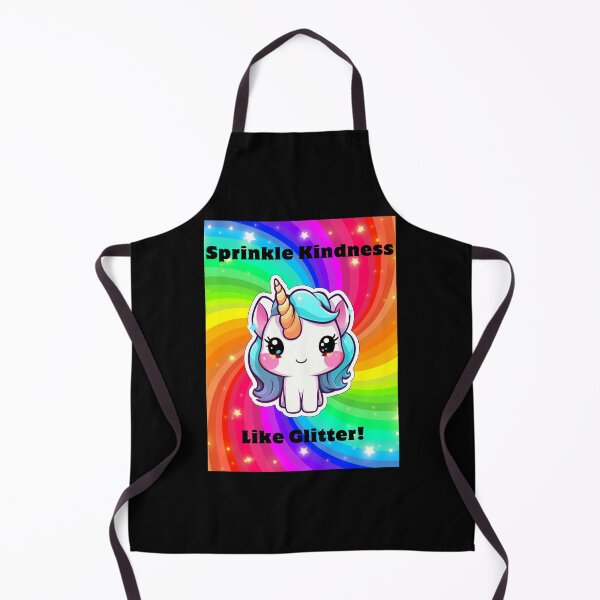 Item preview, Rainbow Colors Sprinkle Kindness Like Glitter Unicorn Design designed and sold by Artography Designs.