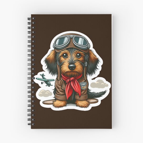 Item preview, Wire-haired Dachshund Pilot designed and sold by ThisDress.