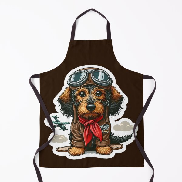 Item preview, Wire-haired Dachshund Pilot designed and sold by ThisDress.