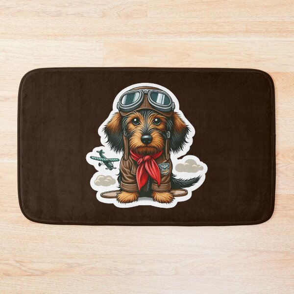 Item preview, Wire-haired Dachshund Pilot designed and sold by ThisDress.