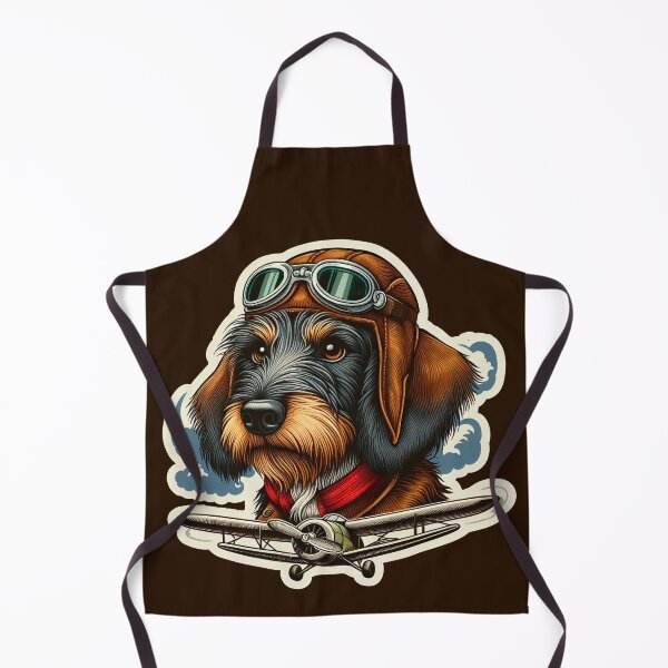 Item preview, Wire-haired Dachshund Pilot designed and sold by ThisDress.