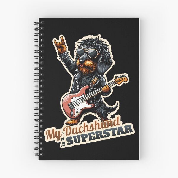 Item preview, Wire-haired Dachshund Rockstar designed and sold by ThisDress.