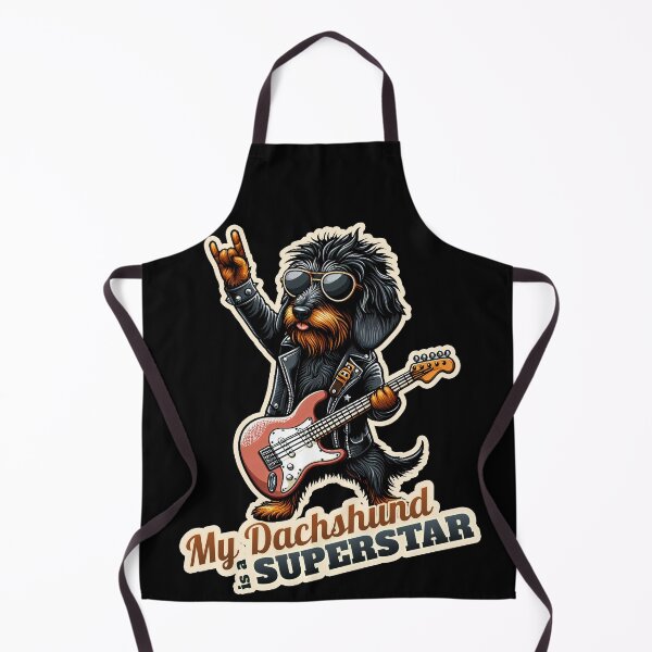 Item preview, Wire-haired Dachshund Rockstar designed and sold by ThisDress.