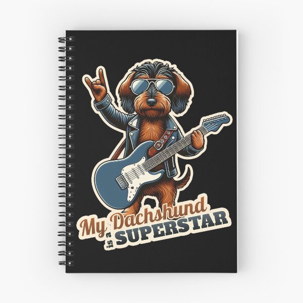 Item preview, Wire-haired Dachshund Rockstar designed and sold by ThisDress.